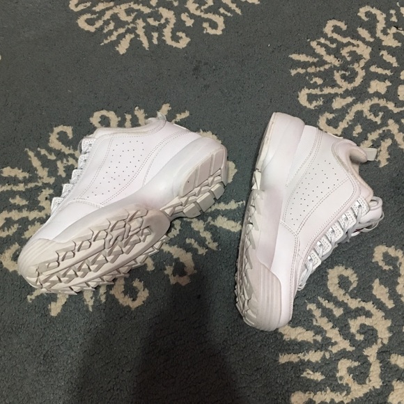 White Fila Disruptor II’s - Picture 3 of 6